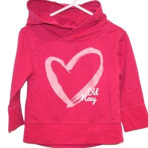 3/$20 🏷 Girls Old Navy Pink Hoodie Size 2T